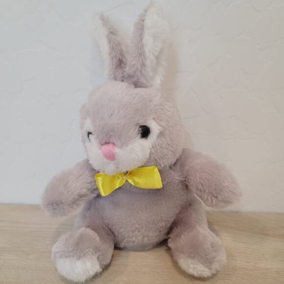 Dan Dee Collector's Choice Gray Bunny Stuffed Animal - Picture 1 of 7